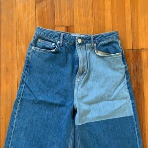 free people patchwork jeans